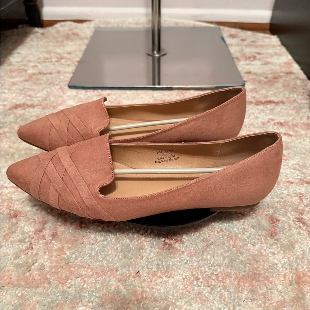 Journee Collection Women's Loafers in Soft Pink
